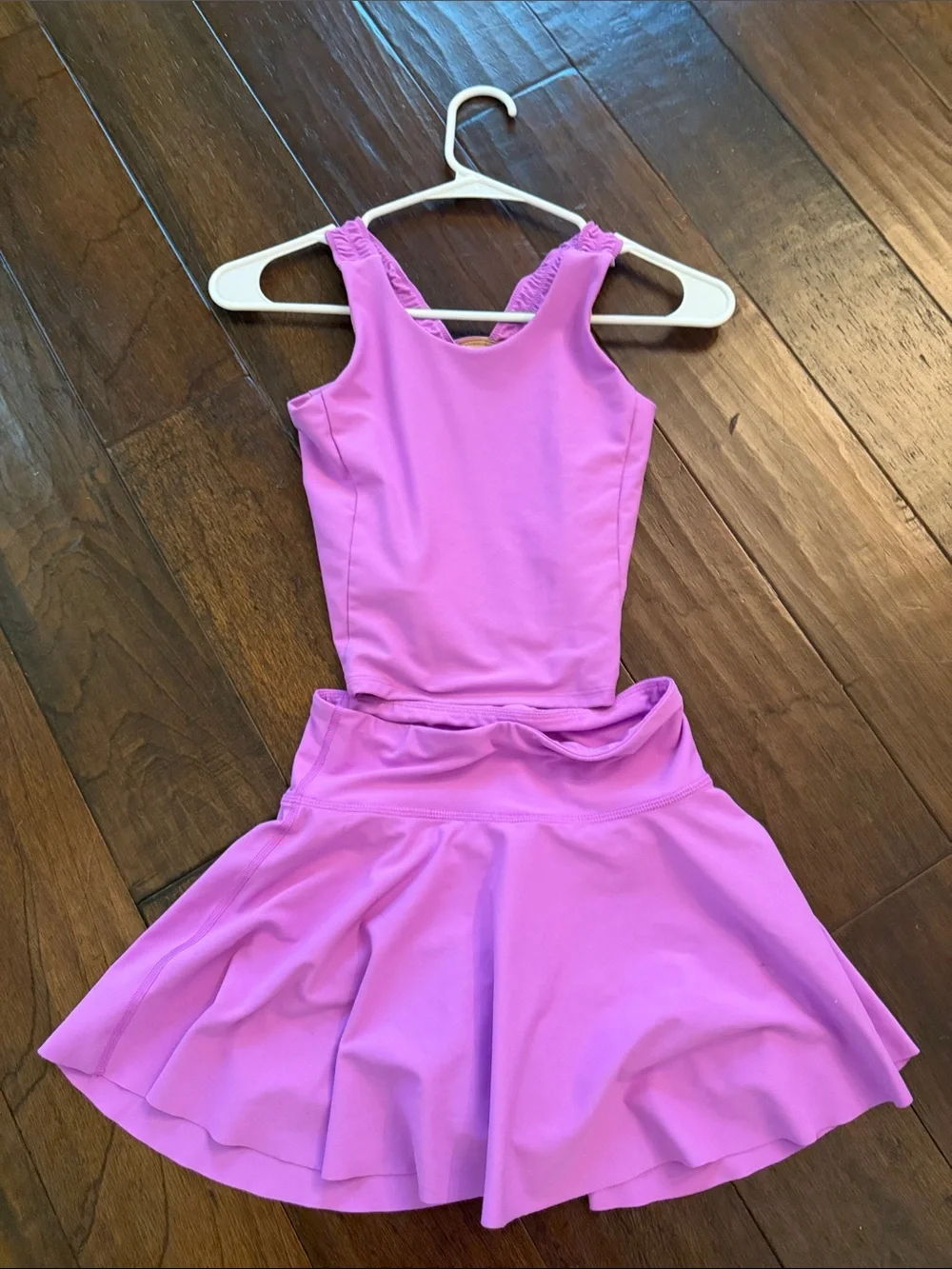 Old Navy Girls Pink Two-Piece Skater Dress Set
